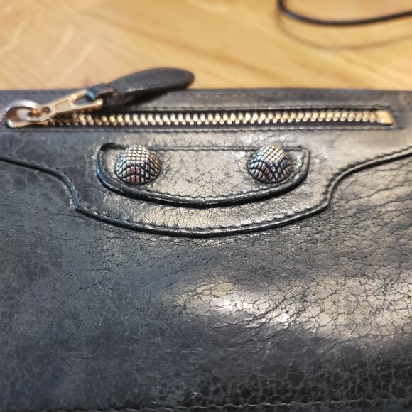 Balenciaga rose gold continental wallet - Picture 1 of 9
